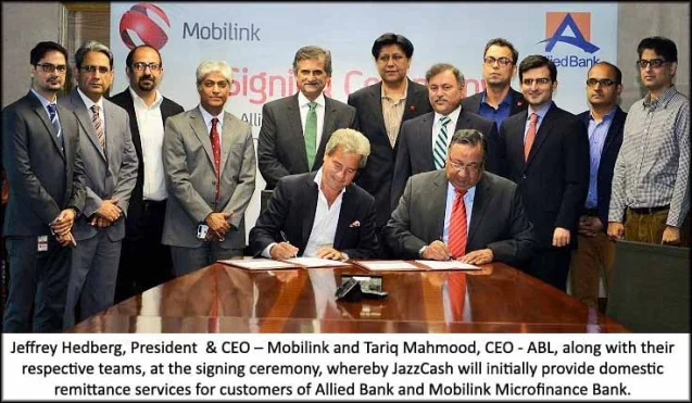 Allied Bank Mobilink Partners to promote domestic remittance
